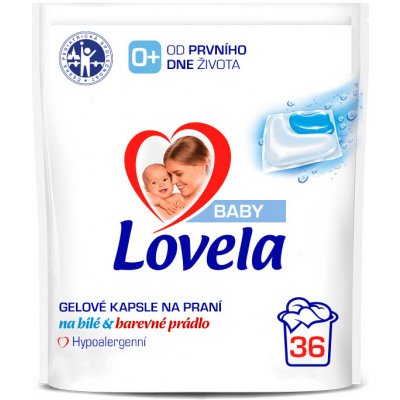 Lovela Baby gélové kapsule na pranie 36 ks