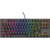 Genesis Thor 303 TKL RGB Outemu Peach Silent herná mechanická klávesnice drôtová USB, US layout, čierna NKG-1881