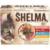 Shelma Cat kuraciecí hovädzie losos treska 12 x 85 g