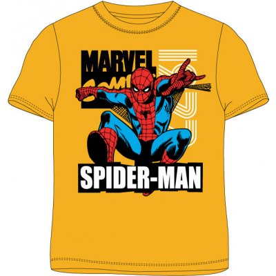 Eplusm tričko chlapčenské Spiderman žlté
