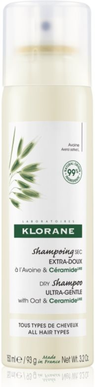 Klorane Avoine jemný suchý šampón s ceramidmi 150 ml