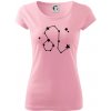 Súhvezdie - Leo - Lev - Dámske tričko Pure - S ( Ružová )