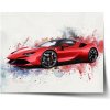 Sablio Plagát Ferrari Paint - 90x60 cm