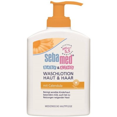 Sebamed Baby Washing Lotion Skin & Hair With Calendula - Umývacia emulzia na telo a vlasy pre deti 200 ml