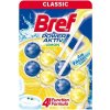 Bref Power Aktiv tuhý WC Blok Lemon 2 x 50 g