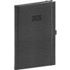 NOTIQUE Týždenný diár Rivoli 2026, sivý, 15 x 21 cm