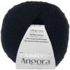 Priadza ANGORA MERINO - 100g / 550 m - čierna