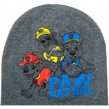 Setino chlapčenská jarná / jesenná čiapka Tlapková patrola Paw Patrol tm. šedá