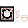 Ryor Sakura Elegantní péče cukrový peeling s japonskou třešní 325 g + sprchový gel s japonskou třešní 200 ml + froté ručník 30 x 50 cm darčeková sada