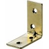 Hettich Stoličkový uholník, pomosadzená oceľ, 8 ks, 40 x 40 x 15 mm