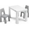 Detský stôl a stoličky Toyz Monti Farba: Grey