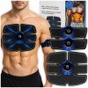EMS elektrostimulátor na brušné svaly, chrbát, ramená, zadok, masážny prístroj na nohy 3X