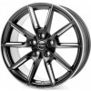 BORBET BORBET LX18 8x18 5x112 ET48 Black Matt Silver Spoke Rim 66.6