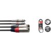Stagg STC1,5CMXM Dvojitý kabel, 1.5m