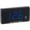 Digitálny voltmeter 12V, modrý (34664)