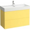 Laufen skříňka pod umyvadlo, 2 zásuvky, pro umyvadlo H810337, H4076320336401 Varianta: Hořčicově žlutá