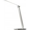 Stmievateľná LED stolná lampička 12W, USB, výber teploty, biely lesk