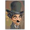 Maľovanie podľa čísel - Charlie Chaplin - 40x60 cm, plátno vypnuté na rám - výroba CZ
