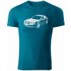 T-ričko Volkswagen Passat B5.5 pánske tričko Farba trička: Petrolejová Modrá, Farba potlače: Biela, Veľkosť: XS