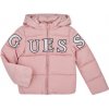 Guess Hooded Ls Padded Puffer W/Zip ružová