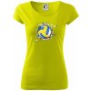 Volejbal lopta v triku - Dámske tričko Pure - 3XL ( Limetková )