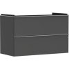 Skrinka pod umývadlo bez umývadla Hansgrohe Xelu Q 98x62,5x47,5 cm šedá matná 54032000