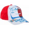 SunCity · Detská / chlapčenská šiltovka Autá - Blesk McQueen - motív Looking Cool 54 Červená