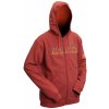 NORFIN Mikina HOODY terracota/červená