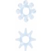 Transparetné modré krúžky POWER STRETCHY RINGS BLUE 2PCS