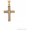 Zlatnictvo.sk Zlatý prívesok Krížik PRI25102