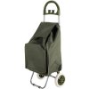 EXCELLENT HOUSEWARE Nákupná taška na kolieskach 40 l zelená