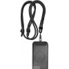 Black Rock Universal Lanyard, šnúrka na mobil, s karabínkou, 30-60 cm, čierna
