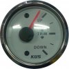 KUS Trim ukazovateľ, biely čiselník, nerezový rám 52 mm, 0 - 190 CPIR-WS-0-190 K-Y09115