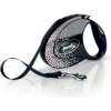 flexi Glam Splash Crystal Tape (pásik), veľkosť M, čierna