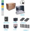 sada pohonu NICE Robus RB400 (1xRB400, 1xRBA3R10, 1xOXIBD, 2xON2E, 2xEPMB, 1xELDC a 4xCREM-P)