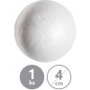 Guľa - polystyrénová 4 cm, 1ks