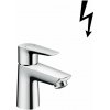 Hansgrohe Talis E Páková umývadlová batéria 80 s odtokovou súpravou s ťahadlom, pre beztlakové ohrievače, chróm 71707000-HG