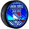 Hokejový puk Inglasco Inc. Medallion Blister New York Rangers