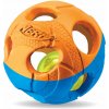 Svietiaca lopta NERF Dog lluma-Action LED, oranžová/zelená, 8,7 cm