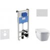 Ideal Standard ProSys - Set predstenovej inštalácie, sprchovacej toalety a sedadla TECEone, tlačidla Oleas M1, Rimless, SoftClose, chróm mat ProSys120M SP59