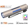 LED baterka Acebeam Rider RX 2.0 Ti AA, USB-C nabíjateľný Li-ion 14500 920mAh 3,7V - Titánium