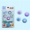 4x GUMIČKY NÁVLEKY na JOYSTICK pre SWITCH/ SWITCH OLED Lite Snowflakes Vločky Snehu