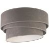 Duolla | Duolla - Stropné svietidlo DEVON 1xE27/40W/230V pr. 45 cm šedá | DU8019