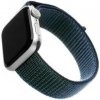 Remienok FIXED Nylon Strap na Apple Watch 42/44/45 mm - temně modrý (FIXNST-434-DBL)