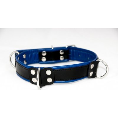 Slave4master Basic Leather Collar, BDSM obojok s D-krúžkami