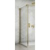 RONAL CADURA GOLD CAT1 90cm pevná bočná stena do kombinácie, profil zlatý - 07 – sklo číre