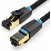 Vention Cotton Braided Cat.8 SFTP Patch Cable 5m Black IKGBJ