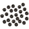 100ks - Hlavičky Giants Fishing Čierna Beads Black Priemer 3,8mm