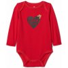 GAP Baby body z organické bavlny Červená - 12-18M
