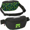 Vrecko Ľadvinka Minecraft TNT CREEPER Čierna Nastaviteľný popruh Priestranný zips